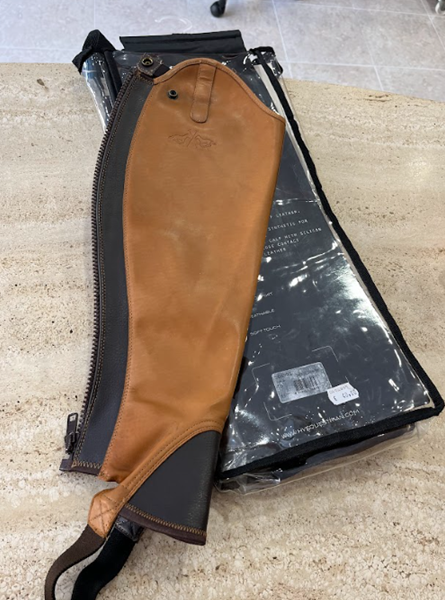 POLAINAS HV POLO NEGRAS Y MARRON